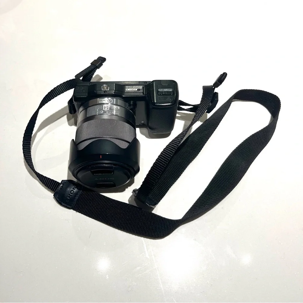 Sony Nex-5N Black and Silver Digital Camera with Accessories